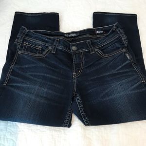 Silver Capri Jeans Size 32/22